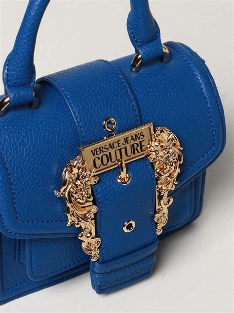 versace blue handbag|Versace handbags women.